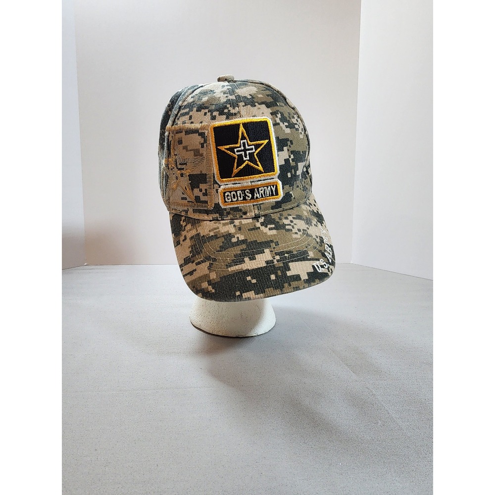 The Supreme Cap US Army Gods Army Digital Camo Baseball Hat OSFA‎ Star Cross